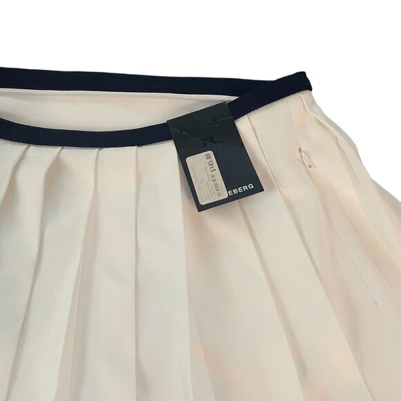 J.Lindeberg Women's Sierra Pleat Golf/Tennis Skirt White/Navy, Size XL NWT - Picture 3 of 9